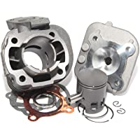 Easyboost Kit Cilindro 50 Hierro para Yamaha Jog-R Neo’s Culata Piston Bisegmento Tipo Original Minarelli horizontal AC…